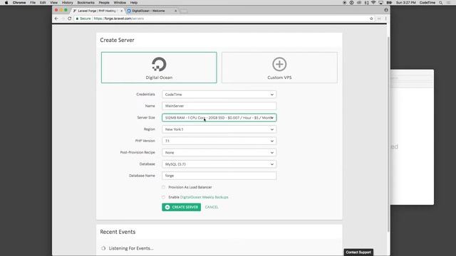 Getting Started with Forge, Part 2: Connecting Digital Ocean and Forge смотреть онлайн