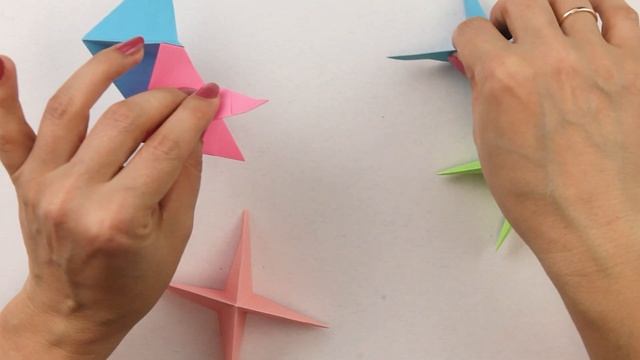 Простая Звезда из бумаги | Оригами звезда своими руками | Origami star смотреть онлайн