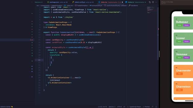 Criando animação com React Native Reanimated смотреть онлайн