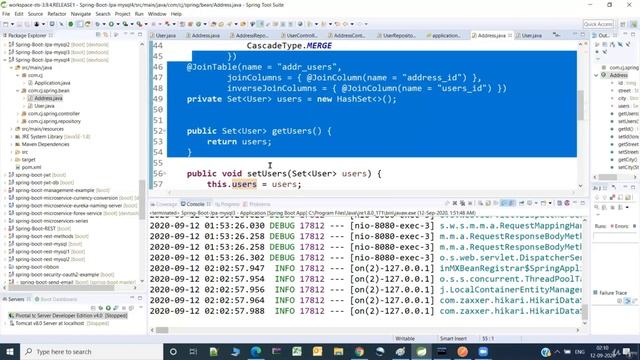4 Spring Boot JPA, Many to Many Entity Relation смотреть онлайн