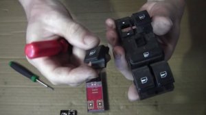 Volkswagen Passat В6 . Блок кнопок стеклоподъёмников . Как разобрать ? Что внутри ?