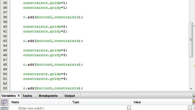 Java Programming Tutorial -GridBagConstraints-6- public double weighty смотреть онлайн
