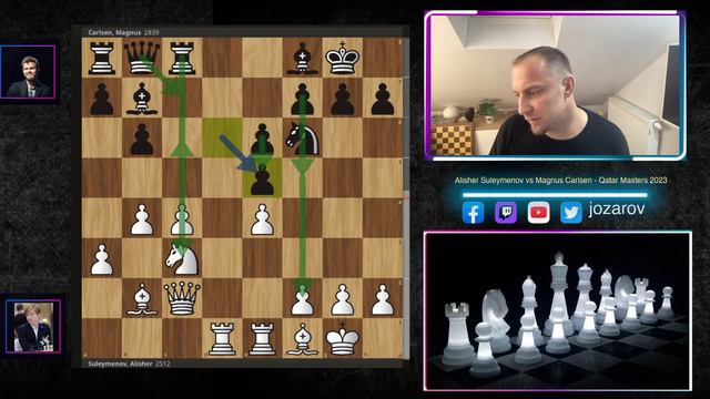 The Most Shocking GAME of 2023!!! - Alisher Suleymenov vs Magnus Carlsen - Qatar Masters 2023! смотреть онлайн