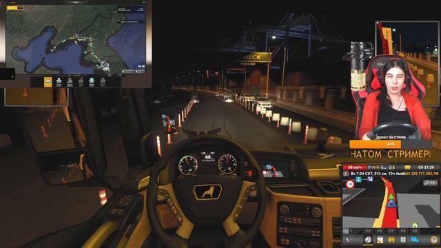? Euro Truck Simulator 2  КИТАЙ - СЕВЕРНАЯ КОРЕЯ - ДОРОЖНЫЕ ПРИКЛЮЧЕНИЯ ДЕВУШКИ ЗА РУЛЕМ #20