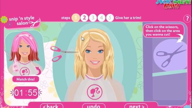 Jogo Cabeleireiro Da Barbie No Jogos Online Grátis