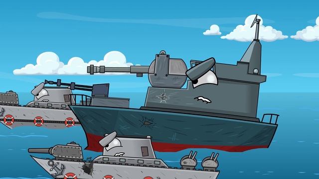 МОРСКАЯ МИНА - МУЛЬТФИЛЬМЫ ПРО ВОЕННЫЕ КОРАБЛИ смотреть онлайн