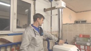 Экономим газ,супер змеевик для дымохода.КПД120%.Эксперимент.