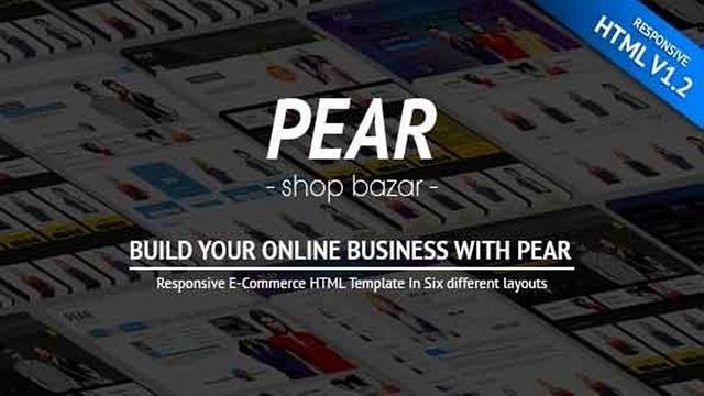 Pear - Responsive E-Commerce HTML Template V1.2 | Themeforest Website Templates and Themes смотреть онлайн