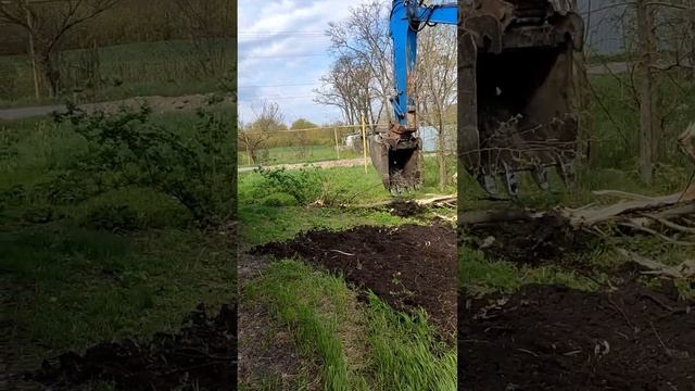 Удаляем деревья с участка. Часть вторая. смотреть онлайн