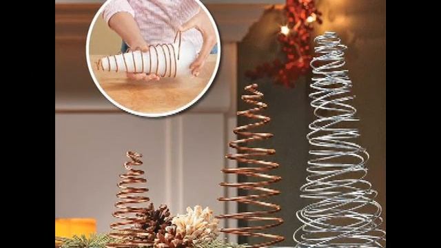 Конусные елочки своими руками. смотреть онлайн