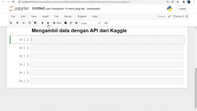 Mengambil data dengan API dari Kaggle - Jupyter Notebook смотреть онлайн