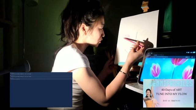 Day 11: Sketch! 40 day art challenge смотреть онлайн