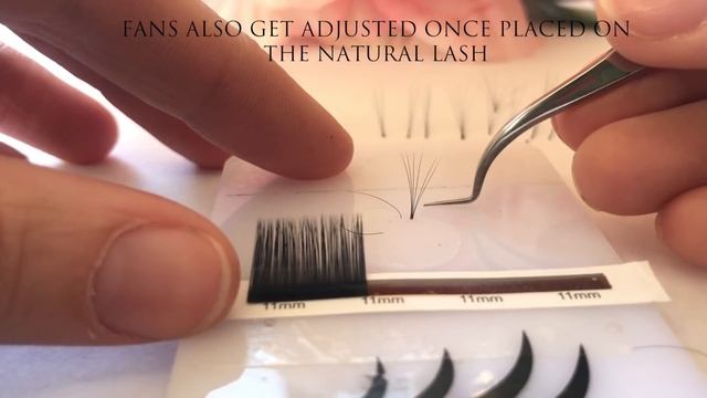 3 different ways to create a Russian Volume Fan (eyelash extensions) смотреть онлайн