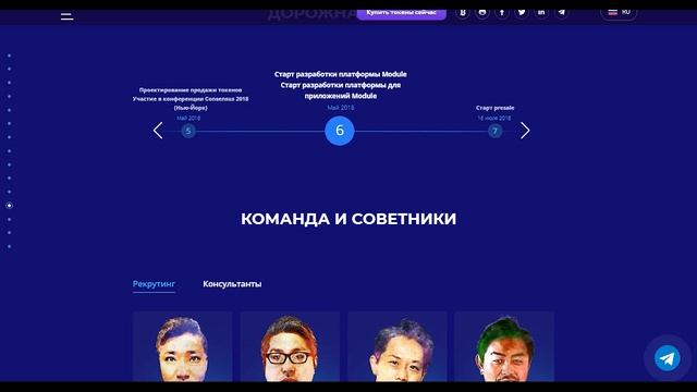Module обзор команды, токена и дорожной карты смотреть онлайн