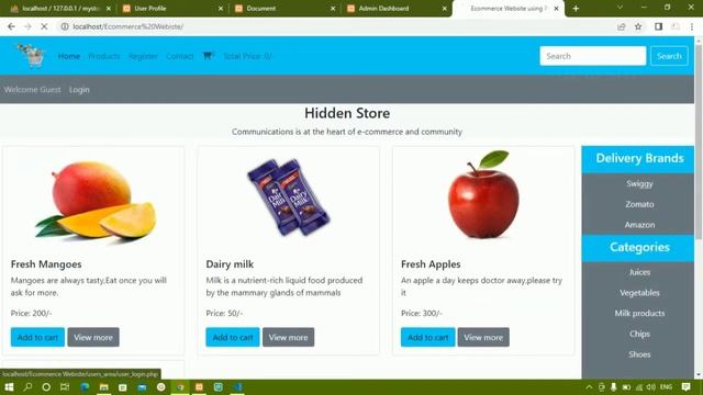 E-commerce website using PHP and MySQL || Admin - View Payments || Part -74 смотреть онлайн