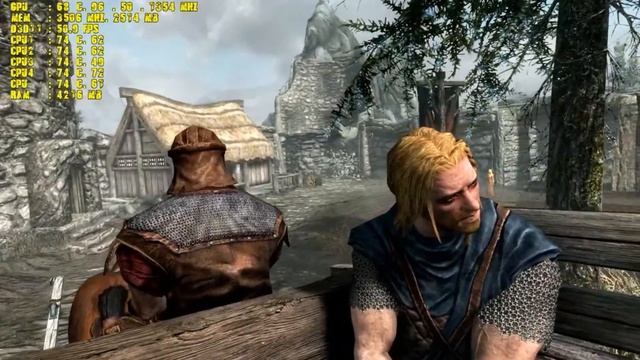 The Elder Scrolls V: Skyrim remastered Gameplay on Intel i3-2120/NVIDIA GTX 960(4 GB)/8 GB RAM/1080 смотреть онлайн