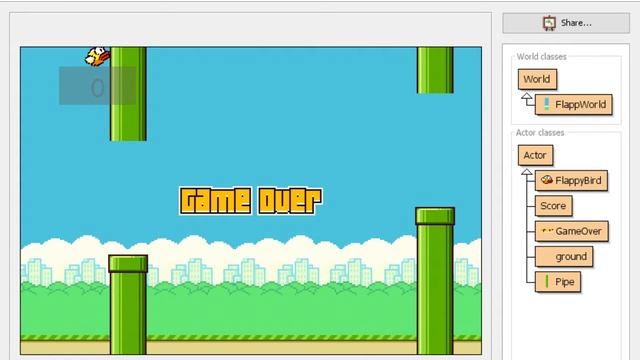FlappyBird in Java send to Teacher Orawan смотреть онлайн