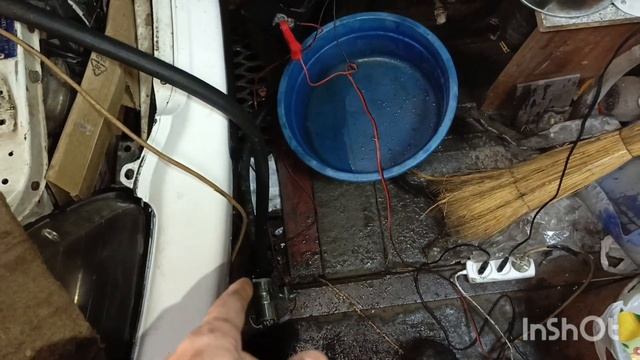 Решил промыть печку Honda Partner