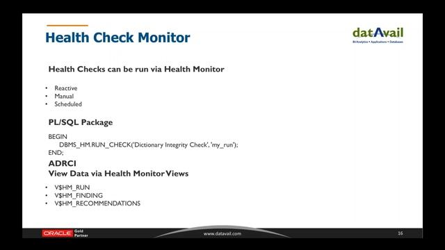 The Real Value of Oracle Health Checks смотреть онлайн