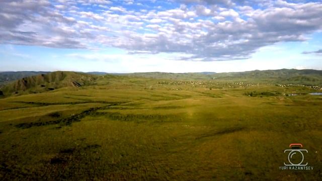 Вид с горы Чечек, КШТ, Усть-Каменогорск, ВКО, Казахстан смотреть онлайн