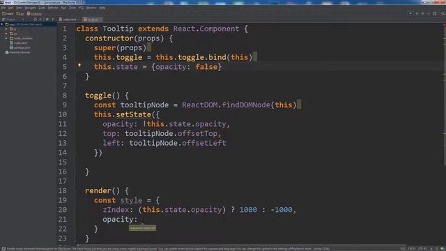 Курс React JS Live. Урок 10: Создаем tooltip на React.js смотреть онлайн