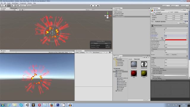 Unity 5 Tutorial: Particle Systems #01 C# - Cartoon Explosion смотреть онлайн
