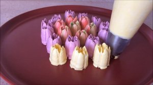 КАК ПОЛЬЗОВАТЬСЯ НАСАДКОЙ ТЮЛЬПАН HOW TO USE RUSSIAN TULIP PIPING TIPS