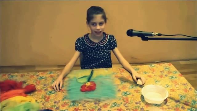 Мастер-класс "Валяние из шерсти. картина" (Ускоренная версия). Felting wool for beginners смотреть онлайн