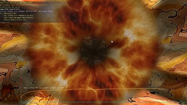 EVGA GTX 570 Furmark test without burning the vga HD смотреть онлайн