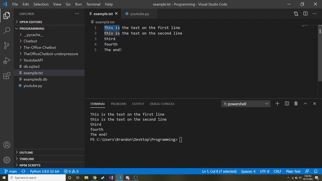 How to Read from a Textfile in Python - Python File Tutorial смотреть онлайн