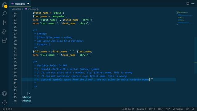 Learn How to use Variables in PHP in 2022 смотреть онлайн