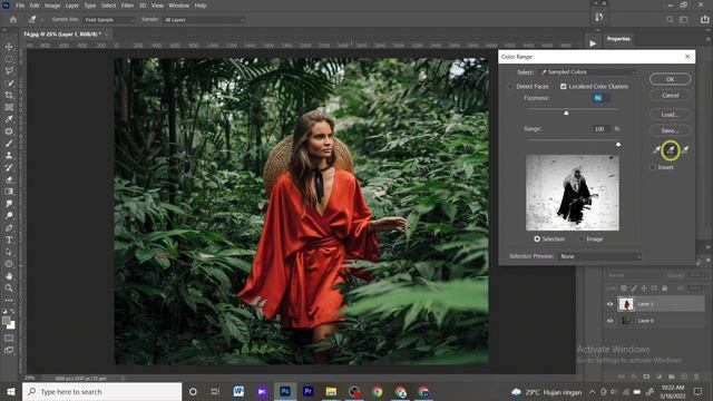 CARA BUAT COLOR SPLASH PHOTOSHOP !! Cara Memunculkan Warna Object Gambar Color Splash di Photoshop смотреть онлайн