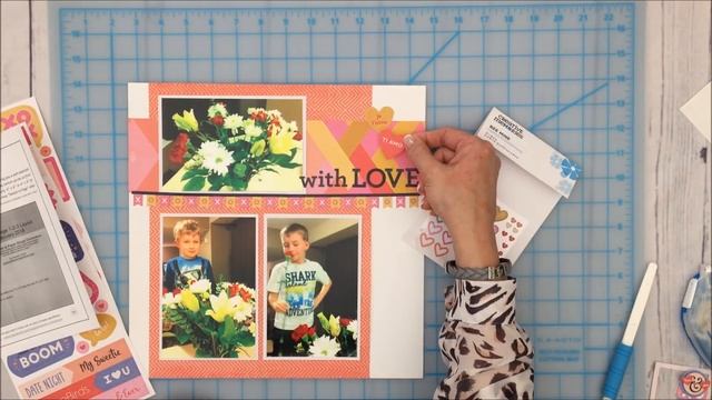 Sketch To Page Scrapbook Process Video - With 1-2-3 Sketch For Single Page Layout! (February 2018)