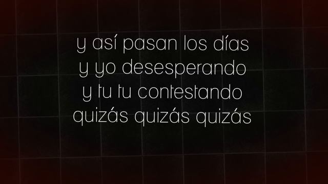 Quizas, quizas, quizas - Andrea Bocelli ft. Jennifer Lopez (lyrics) смотреть онлайн