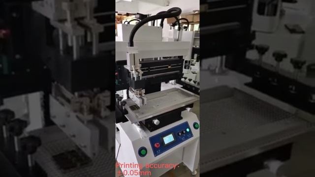 GDK Semi auto solder paste printing machine смотреть онлайн
