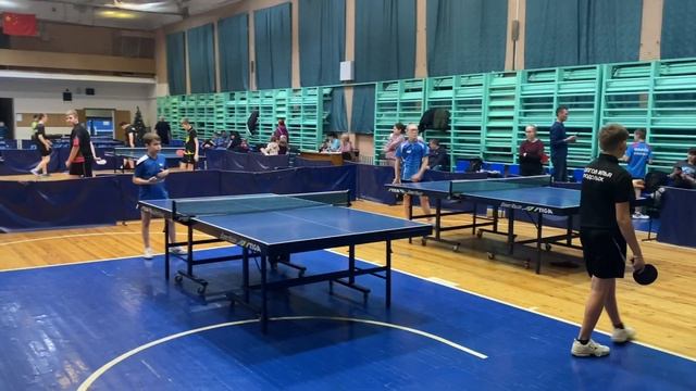 Настольный теннис в Подольске ДК Октябрь Болгов Илья vs Сазанов Григорий смотреть онлайн