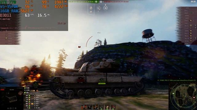 World of Tanks : GTX 770 | 1080p смотреть онлайн