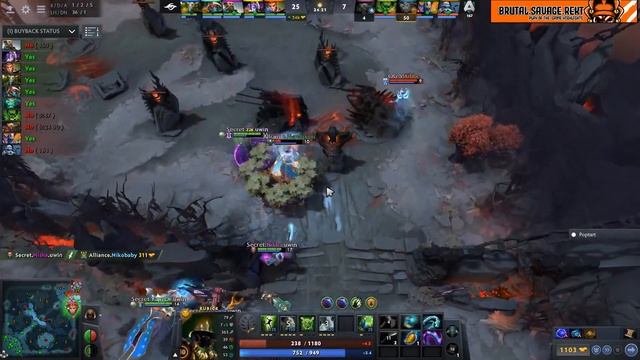 SECRET vs ALLIANCE (BRUTAL SAVAGE REKT!) - ESL L.A. 2020 DOTA 2 смотреть онлайн