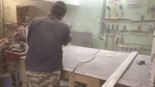 Бетонный ресепшен-полный процесс создания смотреть онлайн