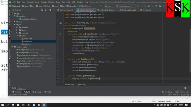 how to create Google admob 2021 testing ID used adview mobile app Android studio смотреть онлайн