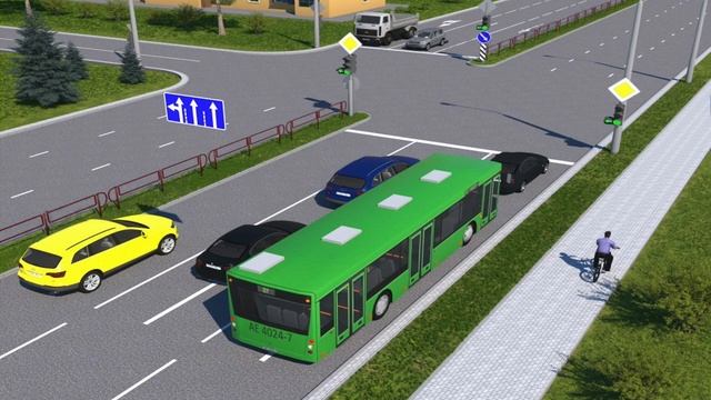 Направления движения по полосам. ПДД смотреть онлайн