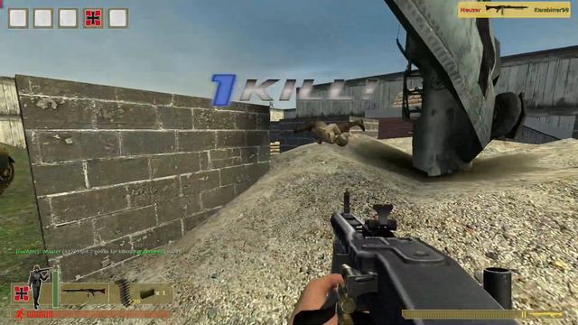 Day Of Defeat Source - Machine Gun Fight (No Deploy!) - 1vs1 (Mausser vs Karabiner98) смотреть онлайн