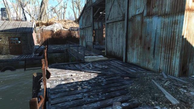 Fallout 4 - Egret Tours Marina Settlement Build Tour смотреть онлайн
