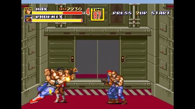Sega Mega Drive 2 (Smd) 16-bit Streets of Rage 2  (Bare Knuckle 2) Stage 8 Final