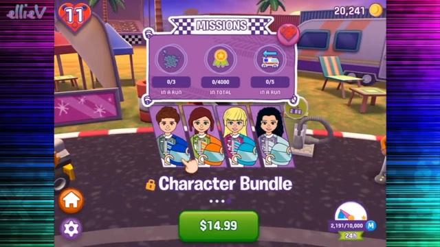 Go Kart Update! Friends Heartlake Rush App Game Play смотреть онлайн