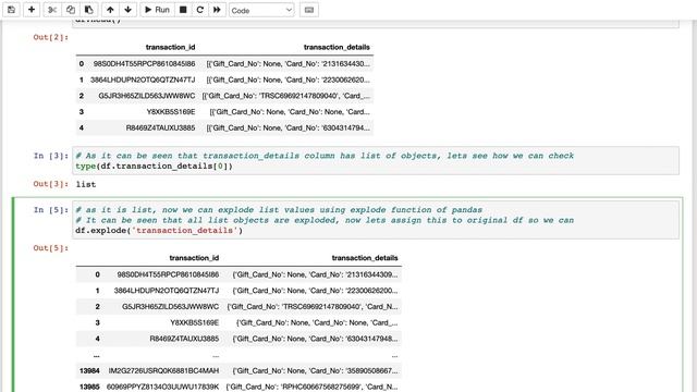 Explode Array Column and Normalise | Pandas смотреть онлайн
