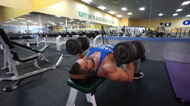 Muscle Building Workout - Chest Back Shoulder & Arms (with Voiceover) смотреть онлайн