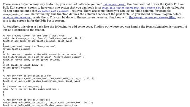 Wordpress: How to show a custom meta box on the "Quick Edit" screen? смотреть онлайн