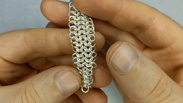 Круговое или круглое кольчужное плетение. Оригинальный браслет из проволоки своими руками. смотреть онлайн